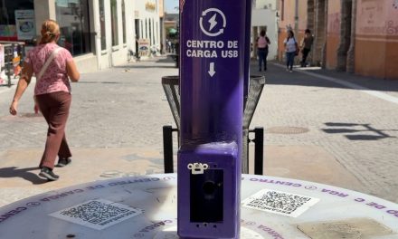 Vandalizan Punto Violeta destinado a proteger a mujeres en el centro de Saltillo