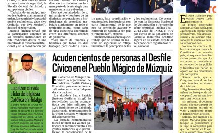 Portada RCG Carbonífera [17 de septiembre de 2026] Miles de efectivos cuidamos a los coahuilenses: Manolo Jiménez; acuden cientos de personas al Desfile Cívico en Múzquiz y más…