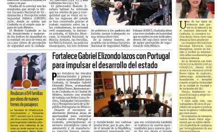Portada RCG Carbonífera [24 de septiembre de 2026] Coahuila cumple a la ciudadanía con resultados en materia de seguridad; Fortalece Gabriel Elizondo lazos con Portugal para impulsar el desarrollo del estado y más…