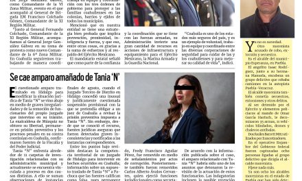 Portada RCG Centro [9 de septiembre de 2026] ‘Junto con el Ejército Mexicano, seguimos blindado a Coahuila’; Se cae amparo amañado de Tania ‘N’ y más…