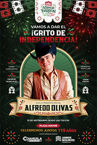 Grito de Independencia con Alfredo Olivas