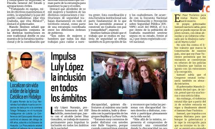 Portada RCG Media [17 de septiembre de 2026] Miles de efectivos cuidamos a los coahuilenses: Manolo Jiménez; impulsa Luly López la inclusión en todos los ámbitos y más…