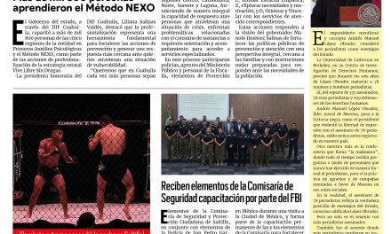 Portada RCG Media [27 de septiembre de 2026] Fortalece DIF Coahuila capacitación para la atención  en salud mental y adicciones; Ramos Arizpe muestra su encanto en el Festival de la Paella y más…