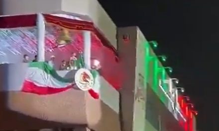 Marina del Pilar encabeza incómodo Grito de Independencia en Mexicali tras falta de respuesta del público