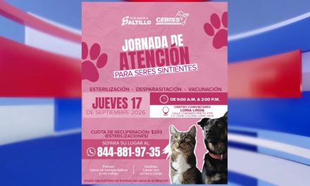 Acerca el Gobierno de Saltillo servicios para el bienestar de los seres sintientes