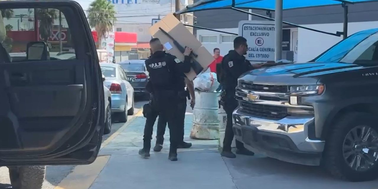 Asegura la Fiscalía del Estado armas y droga en un domicilio de Monclova