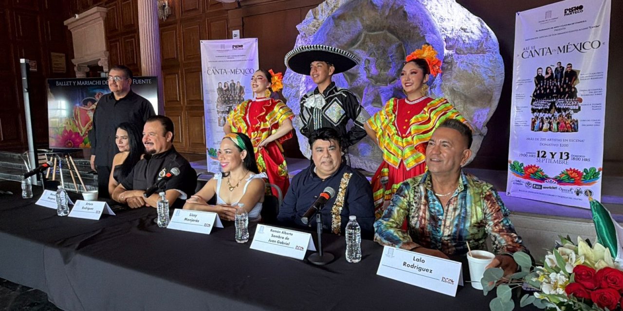 Celebrarán en Saltillo el espectáculo ‘Así se canta en México’