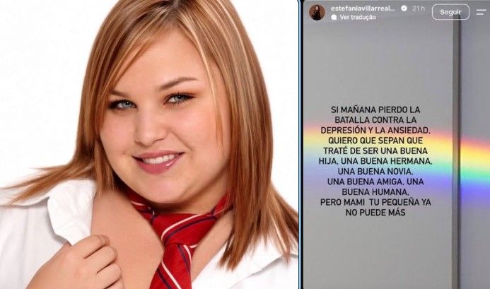 Estefanía Villarreal de ‘Rebelde’ preocupa tras publicar mensaje sobre depresión y ansiedad
