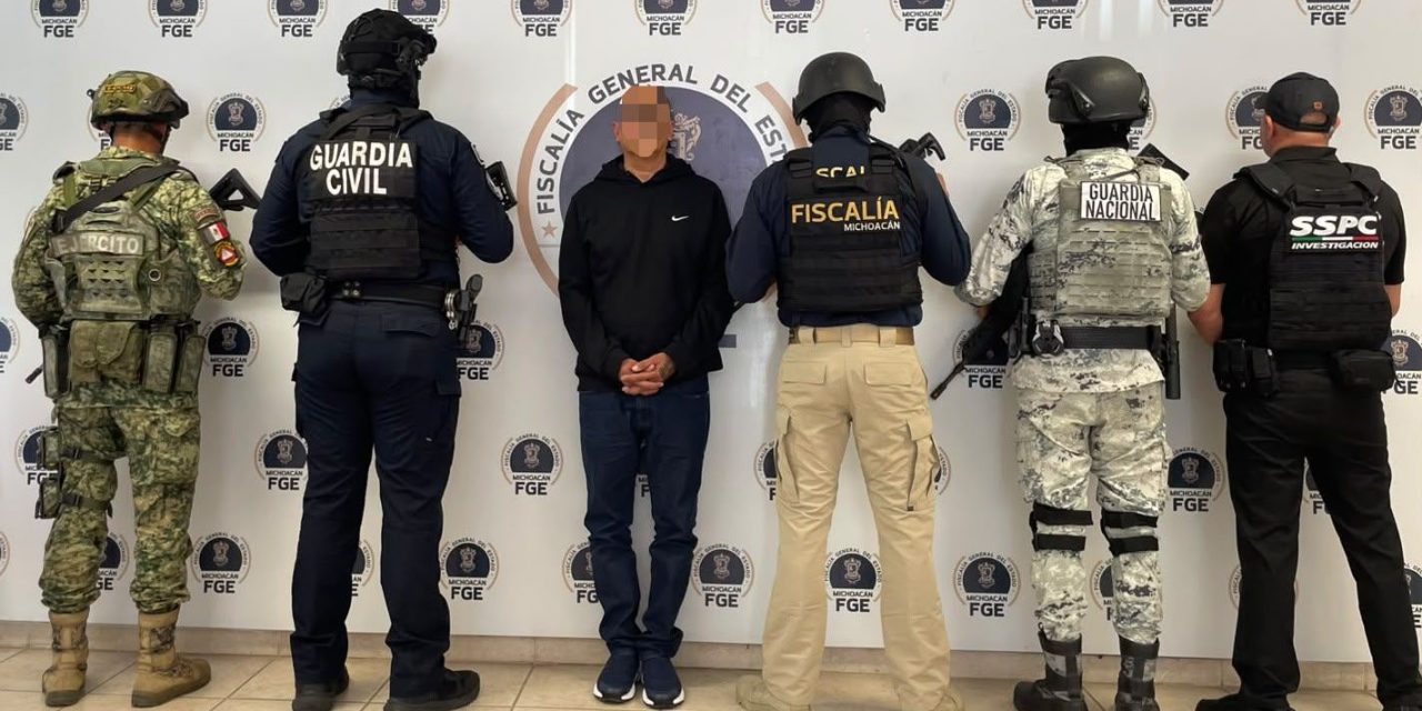 Cae El Señor de la T, peligroso líder del CJNG en Michoacán
