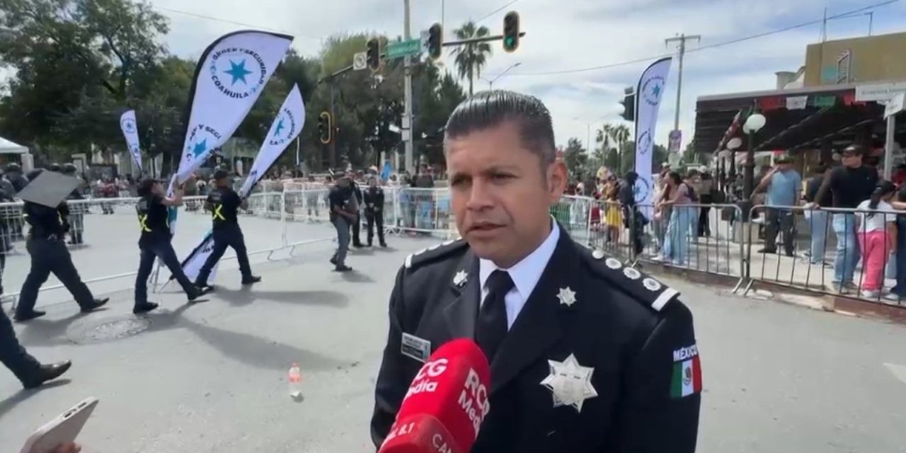 Despliega Seguridad Pública Municipal 420 elementos durante desfile