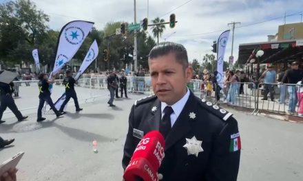 Despliega Seguridad Pública Municipal 420 elementos durante desfile