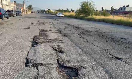 Saltillo: El bulevar de la Sección 38 requiere de un mantenimiento total