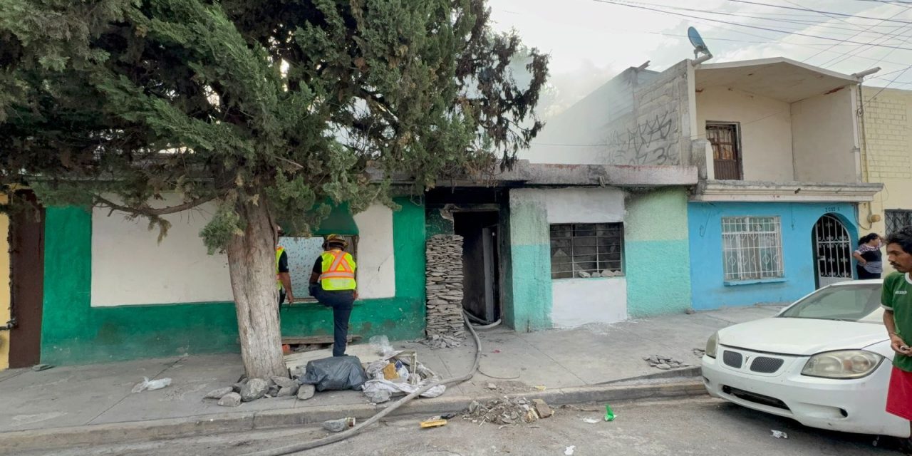 Se incendia casda abandonada en Saltillo