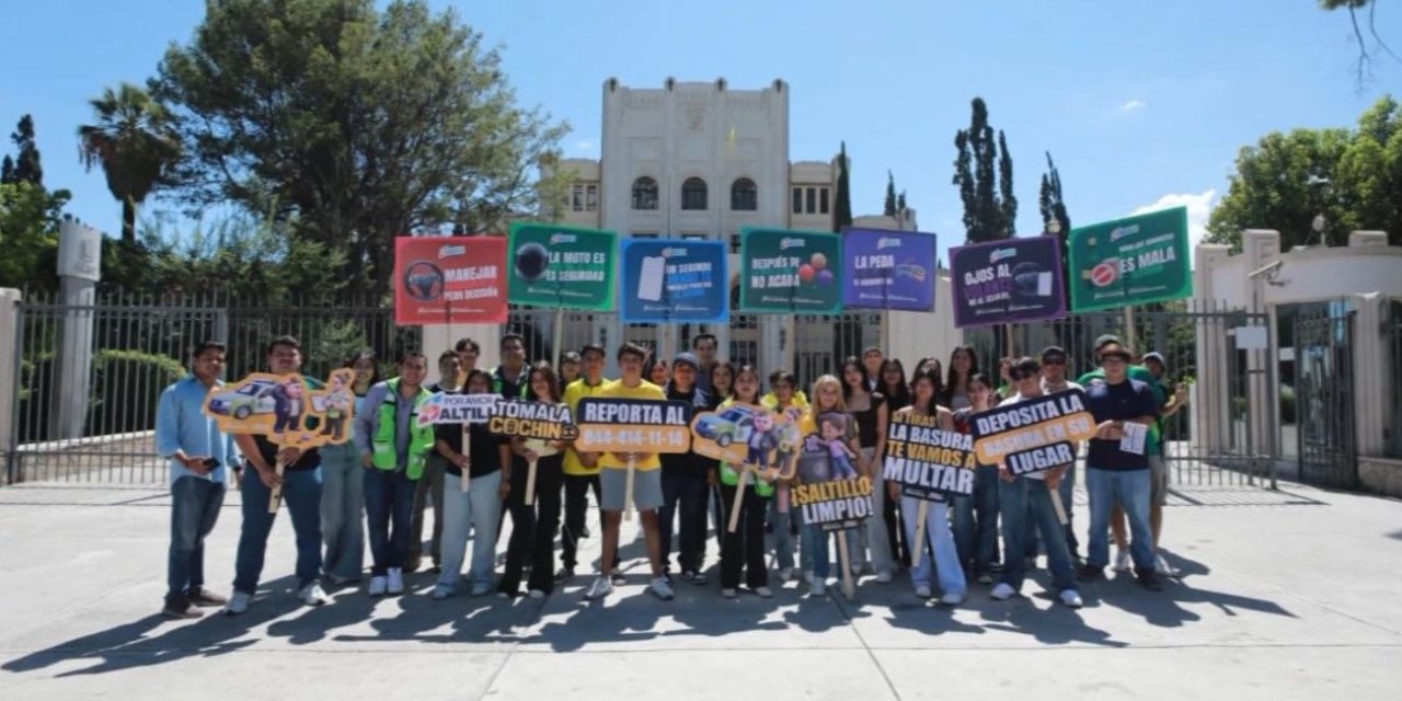 Llama el alcalde a mantener limpio Saltillo