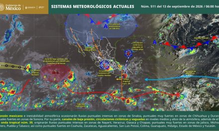 Alerta en Coahuila por pronóstico de lluvias fuertes y rachas de viento