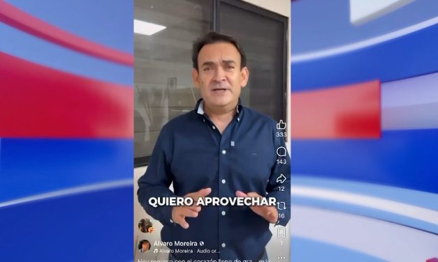Manda mensaje Álvaro Moreira Valdés; dijo estar recuperado