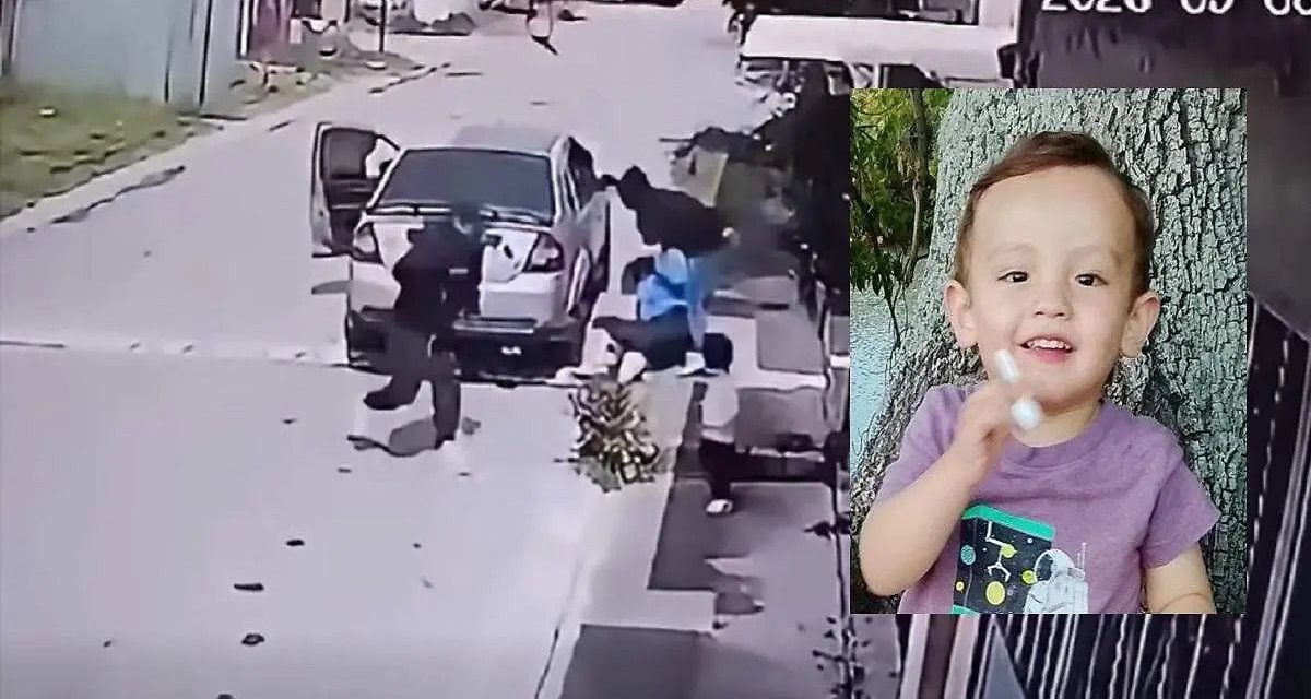 Cámaras captan indignante robo de un bebé de dos años en Puebla