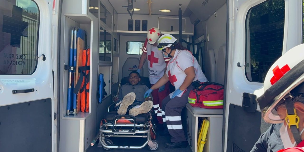 Atacan con un tubo a joven en Postal Cerritos