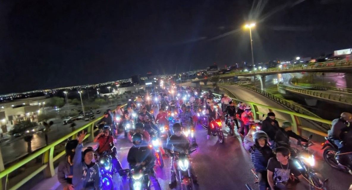 Rodadas fuera de control en Saltillo; motociclistas ocupan carriles y violan reglamento