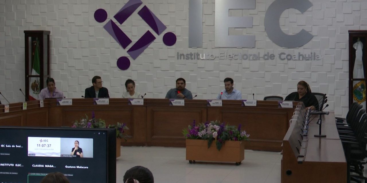 Va en tiempo renovación de presidencia del IEC