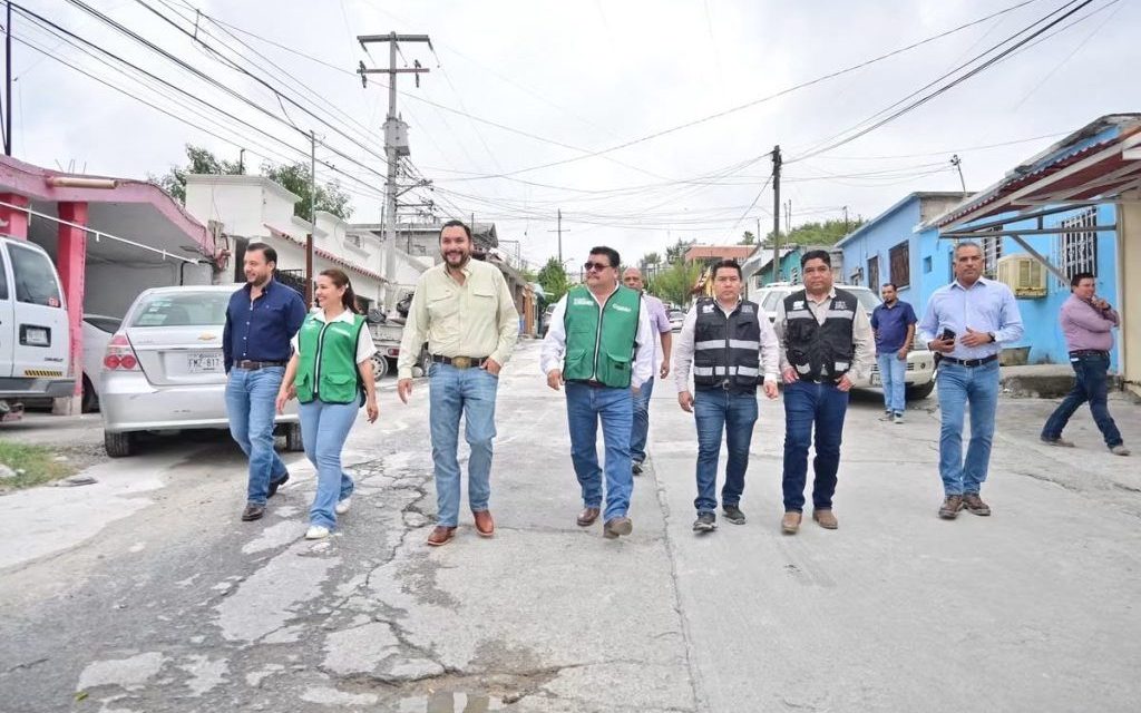 Alcalde de Monclova supervisa acciones de pavimentación e infraestructura