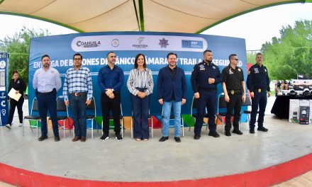 Sari y Manolo fortalecen la seguridad de Frontera con nuevo equipamiento