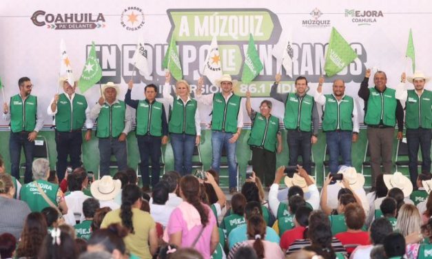 Programa ‘En Equipo le Entramos’ llega a Múzquiz