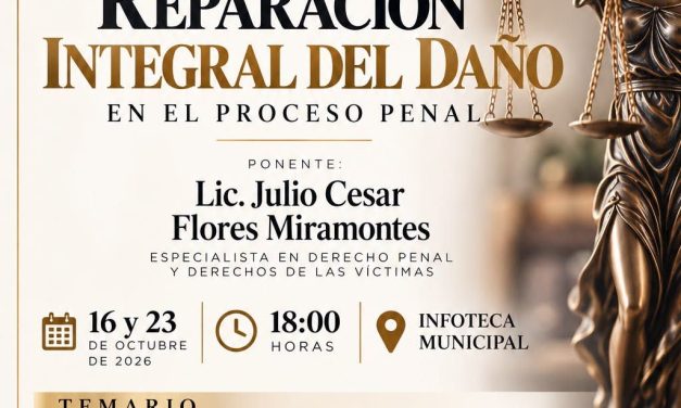 Colegio de Abogados de Acuña ofrecerá taller sobre reparación del daño