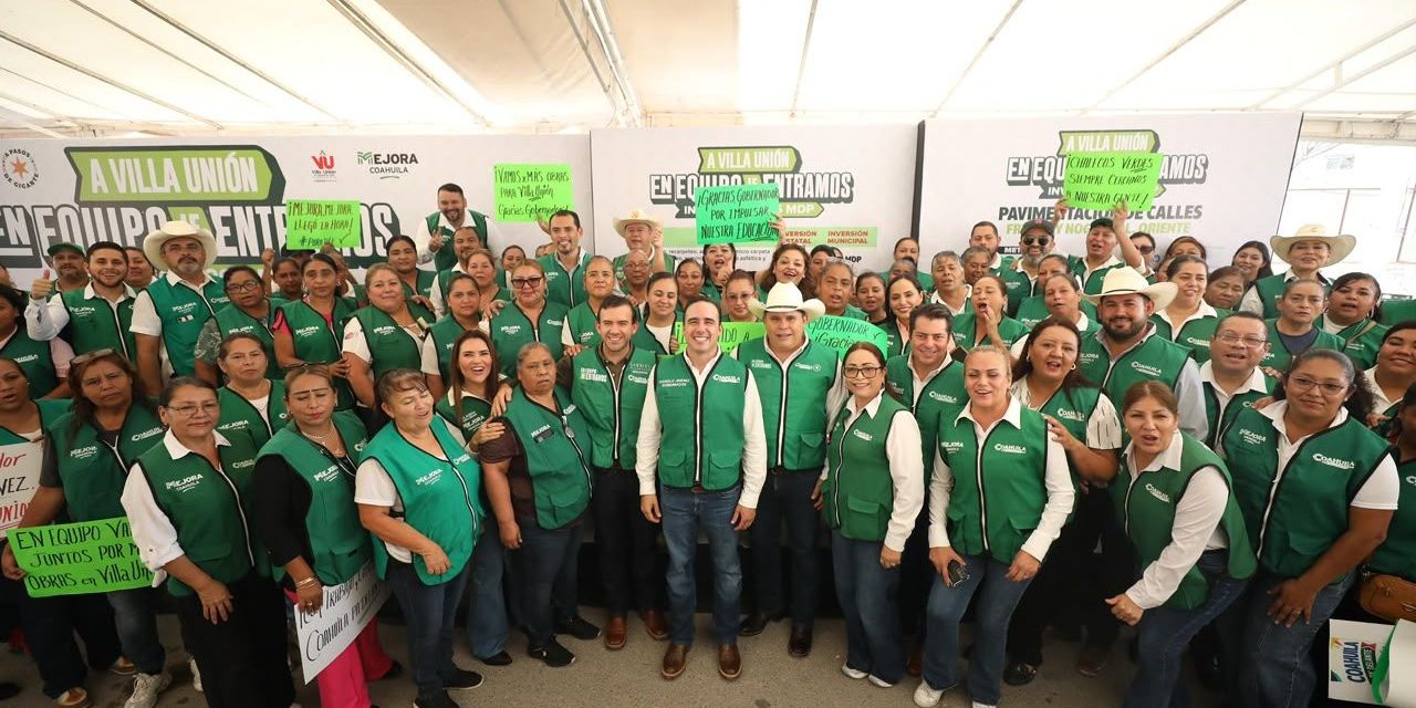 Proyecto ‘En Equipo le Entramos’ ya llegó a todo Coahuila: Manolo Jiménez