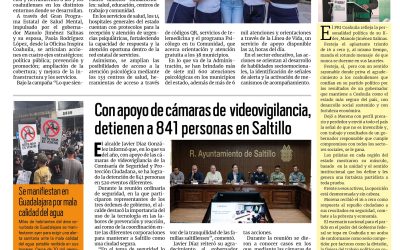 Portada RCG Media [12 de octubre de 2026] Fortalece Coahuila la atención a la salud mental en todo el estado; con apoyo de cámaras de videovigilancia, detienen a 841 personas en Saltillo y más…