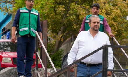 Supervisa Tomás Gutiérrez limpieza de canales para prevenir afectaciones por lluvias