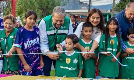 Entrega Tomás Gutiérrez renovada Plaza Texcoco en Analco