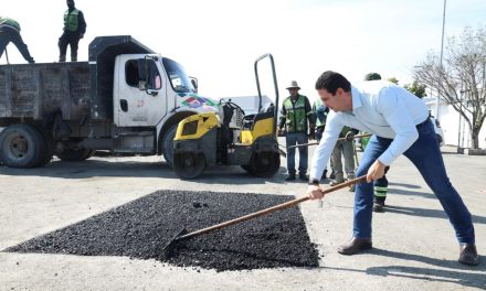 Intensifica Javier Díaz labores de bacheo esta semana