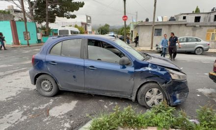 Por no hacer alto, auto sufre accidente en la Bellavista