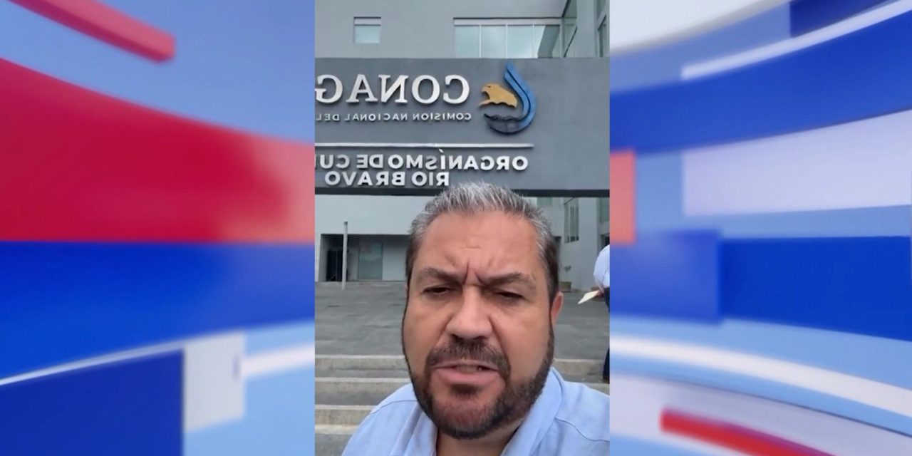 Acude Tomás Gutiérrez a oficinas de la CONAGUA