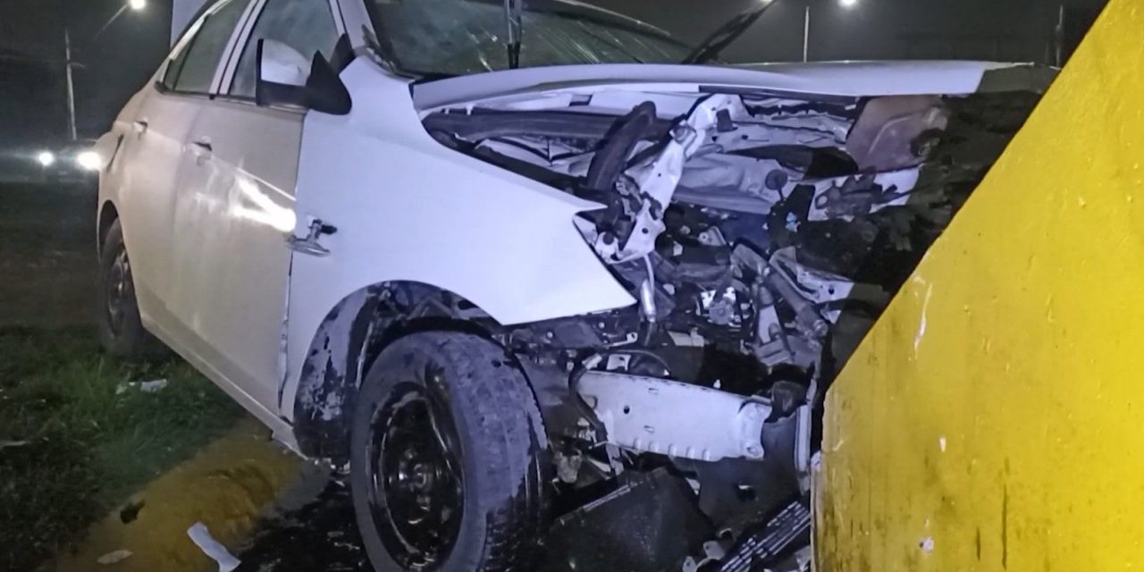 Sufre accidente tras dormitar en Saltillo; profundo corte lo mandó al hospital